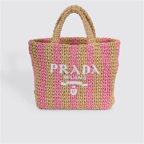 prada striped beach bag|prada nylon tote bags.